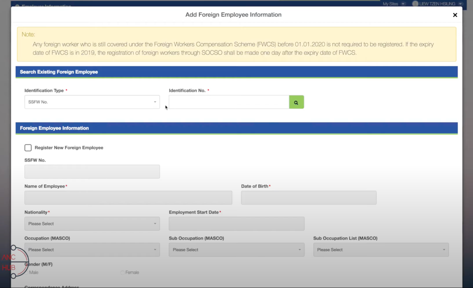 socso register for foreginer 1